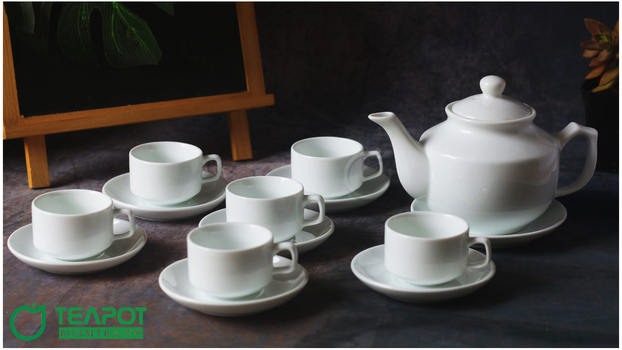Bộ ấm trà Vinaly mẫu 07 - 6 tách